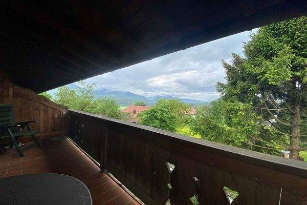 Balkon Bergblick