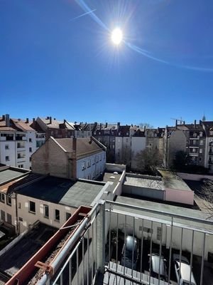 Ausblick Balkon