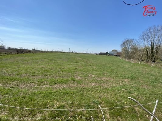 Blick in das Baugebiet