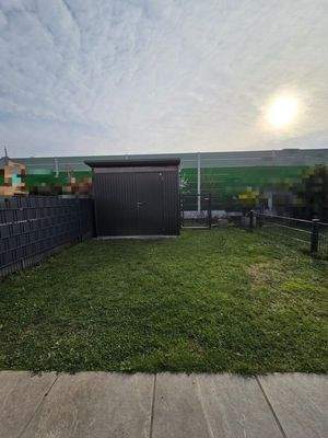 Garten mit Gartenhaus 