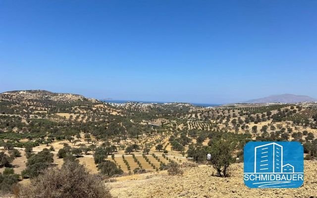 Kreta, Sivas: Grundstück mit herrlichem Meerblick am Ortsrand zu verkaufen