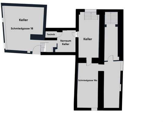 Grundriss ohne Maßstab / Kellergeschoss Kopie 3