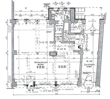 Grundriss Gewerbe EG