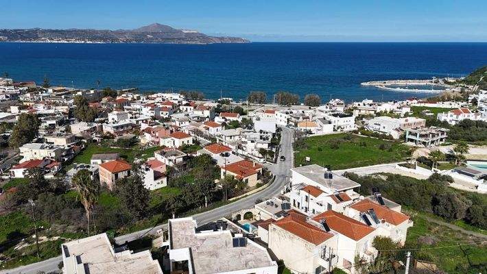Kreta - 2-Zimmer-Apartment in Kalyves mit Pool- und Meerblick