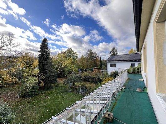 rückseitiger Balkon