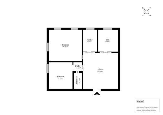 Grundriss Obergeschoss 2