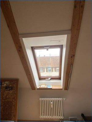 Dachfenster zum externen Aufgang zum Dachgeschoß