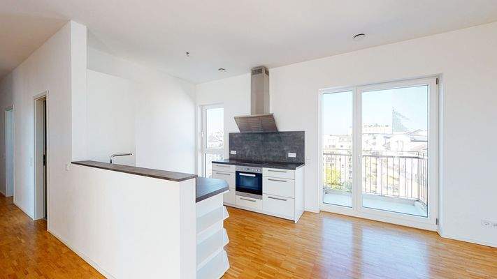 Offene Küche (Musterwohnung)