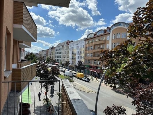 Blick vom Balkon