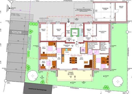 Wohnung 1 : Grundriss (W1)