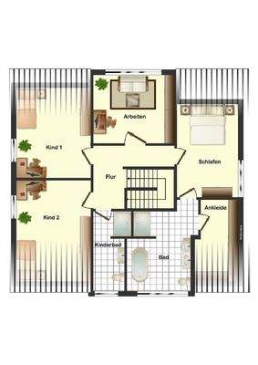 Grundriss Obergeschoss