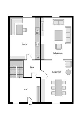 Grundriss Erdgeschoss