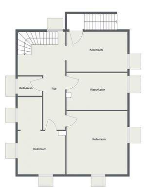 Grundriss Keller (Exposégrundriss - nicht maßstäblich)