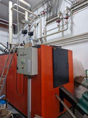 sparsame Hackschnitzelheizung