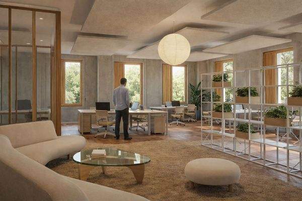 Ansicht Büro - Visualisierung