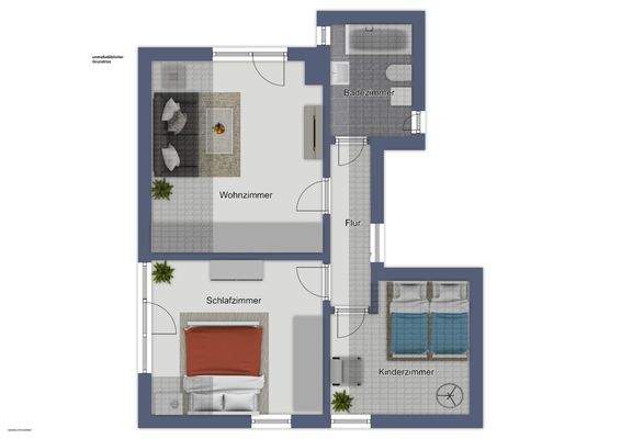 Grundriss Obergeschoss