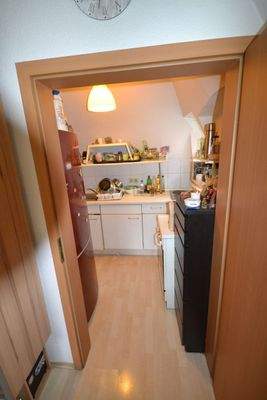 Kleine Küche in Altbau