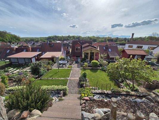 Blick aufs Grundstück