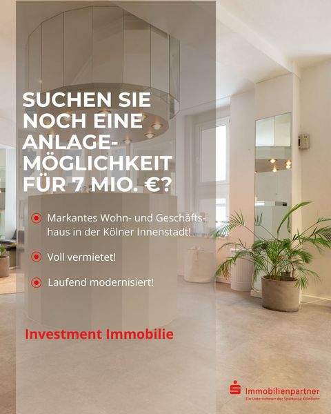 Köln / Altstadt-Nord Renditeobjekte, Mehrfamilienhäuser, Geschäftshäuser, Kapitalanlage