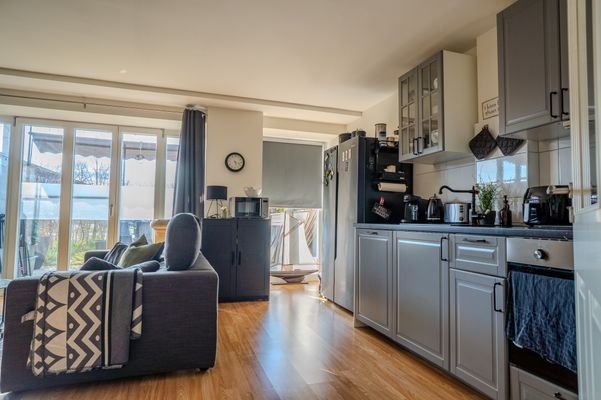 Wohnzimmer Küche 