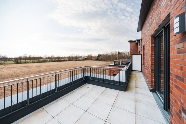 Serevicewohnung Balkon