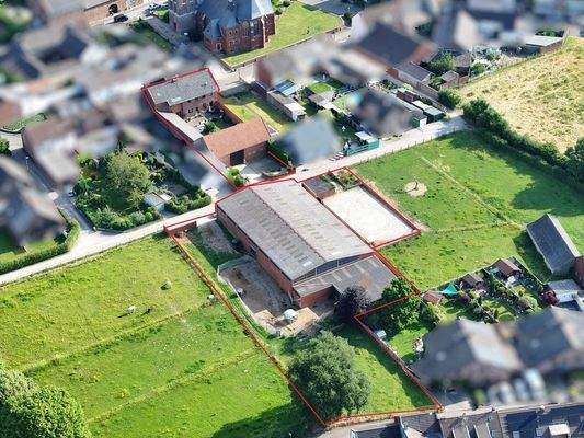 Südwestliche Luftbildansicht