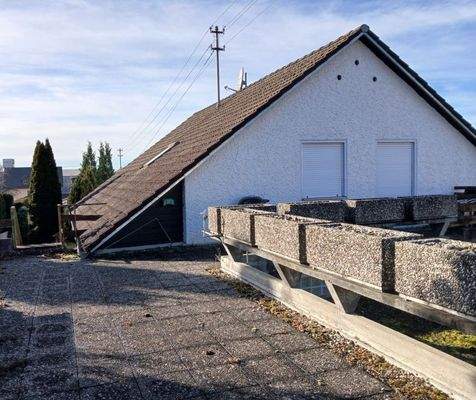 sonnige Dachterrasse