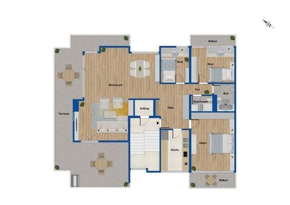 Grundriss - 3. Obergeschoss