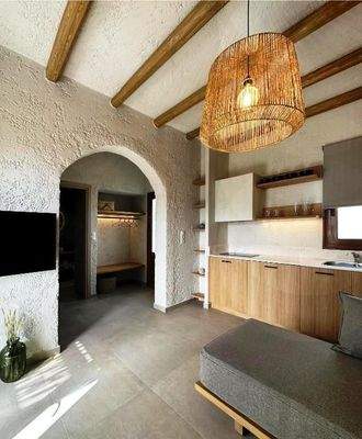 Südostkreta, Koutsouras: Apartmentkomplex in der Nähe des Meeres zu verkaufen