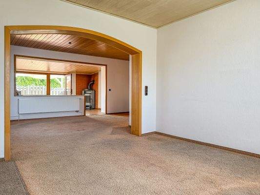 5. Wohnzimmer mit Erweiterung um einen Wintergarte