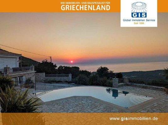 Panoramablick im Abendlicht