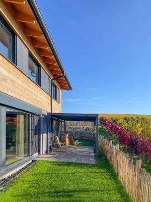 Terrasse in Westausrichtung