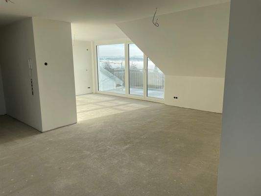 Blick aus offener Küche 