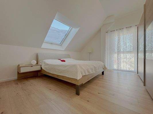 Schlafzimmer im 2. Dachgeschoss