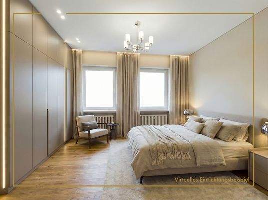 Schlafzimmer-Visualisierung