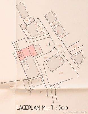 Plan: Lageplan 1:500