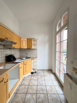 Küche mit Balkon
