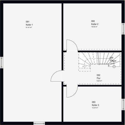 Grundriss Keller (Gegen Aufpreis möglich)