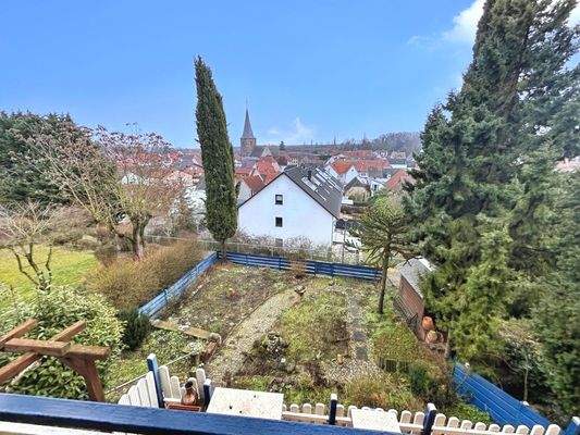 Blick auf den Garten / Panorama