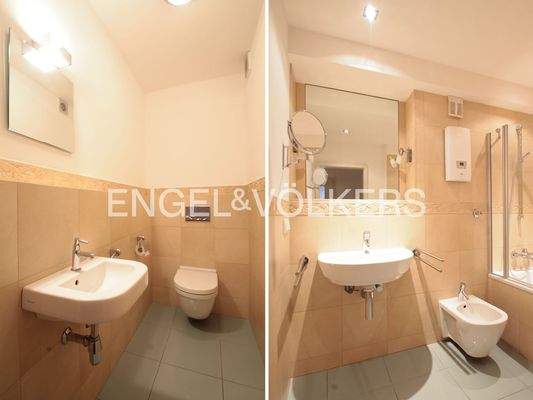 Gäste WC und Badezimmer