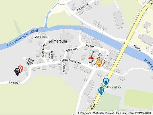 Geolyzer Kartenausschnitt