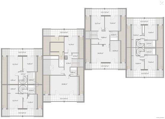 Grundriss DG unmöbliert