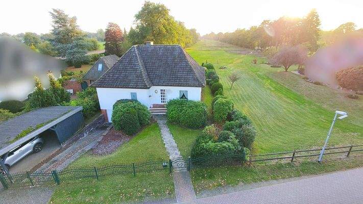 Hausansicht aus der Vogelperspektive