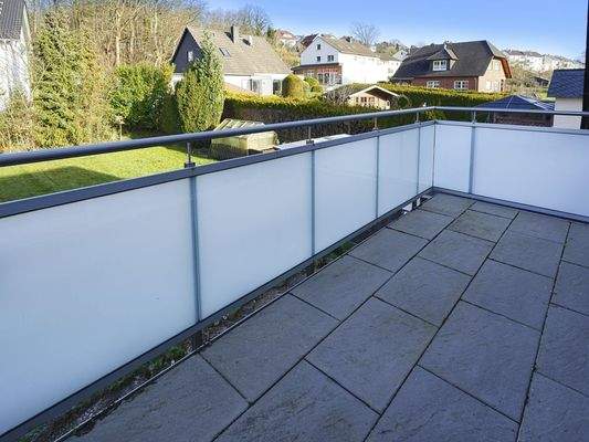 Balkon zur Gartenseite