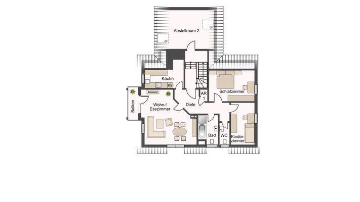 Grundriss Dachgeschoss