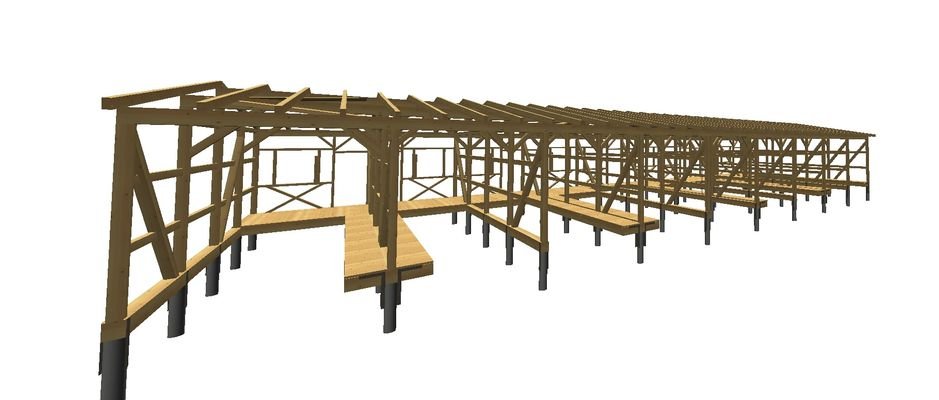 3D-Visualisierung Ansicht wasserseitig