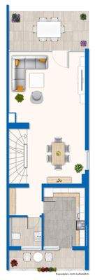 Grundriss / Skizze Gartengeschoss