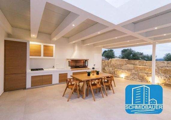 Kreta, Kamilari: Luxusvilla mit herrlicher Aussicht in traumhafter Lage zu verkaufen