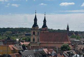 Blick zur Stadtkirche