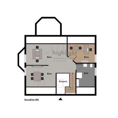 Grundriss Obergeschoss